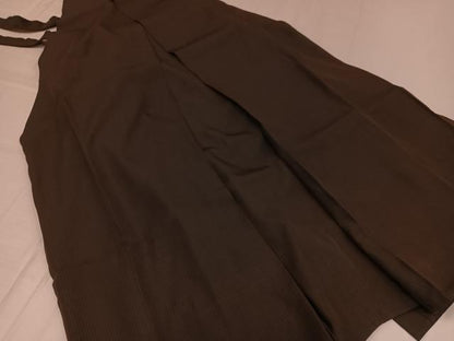 平和屋着物●男性　行灯袴　縞　正絹　逸品　AABE0785ph