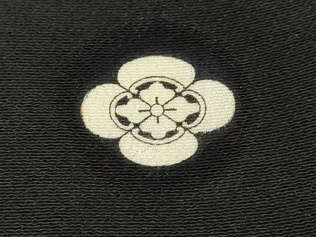 平和屋着物■豪華黒留袖 駒刺繍 枝松花文 金彩 正絹 逸品 AABE0828gw