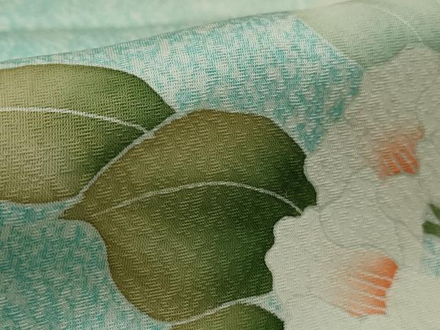 平和屋着物■訪問着　草花文　暈し染め　やまと誂製　正絹　逸品　AABE0896gw