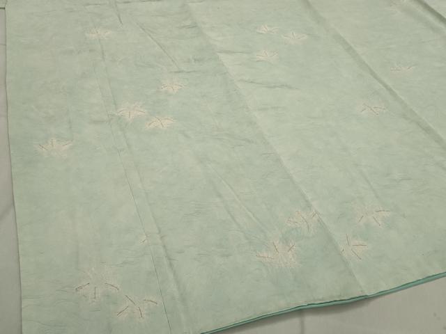 平和屋着物■上質な小紋 絞り 流水花文 金糸 正絹 逸品 AABE0970tn