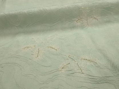 平和屋着物■上質な小紋 絞り 流水花文 金糸 正絹 逸品 AABE0970tn