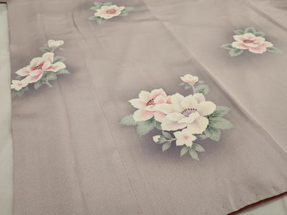 平和屋着物■訪問着 草花文 暈し染め 金彩 正絹 逸品 AABE0975tn