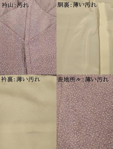 平和屋着物■江戸小紋　鮫小紋柄　正絹　逸品　AABE1038fw