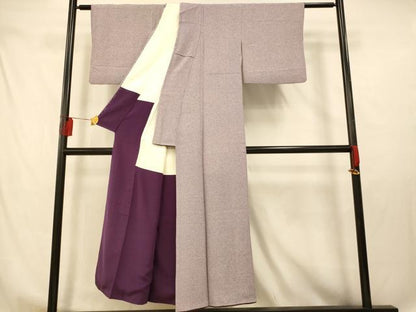 平和屋着物■江戸小紋　鮫小紋柄　正絹　逸品　AABE1038fw