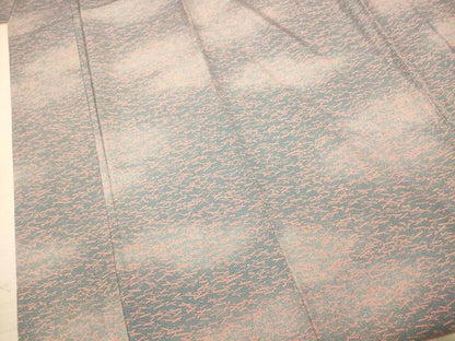 平和屋着物■江戸小紋　寄せ小紋柄　暈し染め　正絹　逸品　AABE1154fw