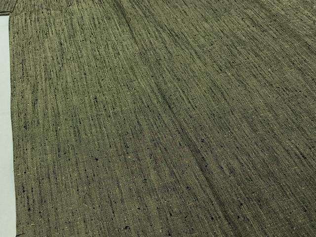 平和屋着物▽上質な紬　単衣　霞文　正絹　逸品　AABE1164jh 平和屋着物▽上質な紬 単衣 霞文 正絹 逸品 AABE1164jh