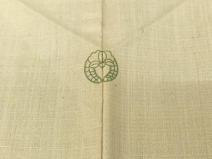 平和屋着物▽訪問着　単衣　手描き　風景文　正絹　逸品　AABE1181jh