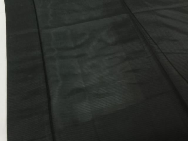 平和屋着物▽男性 羽織 スリーシーズン 春夏秋 塵除け 暗黒色 黒地 正絹 逸品 AABE1189jh