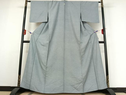 平和屋着物▽江戸小紋 単衣 鮫小紋柄 正絹 逸品 AABE1190jh