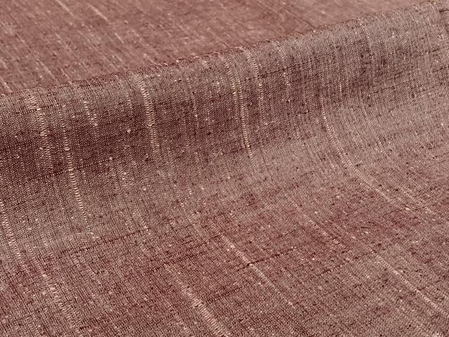 平和屋着物▽上質な紬　単衣　霞文　正絹　逸品　AABE1193jh