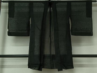 平和屋着物▽羽織 スリーシーズン 春夏秋 塵除け 暗黒色 AABE1200jh
