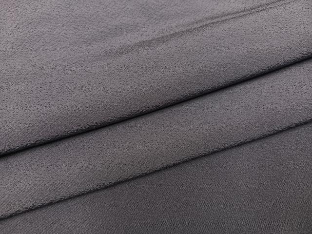 平和屋着物●上質な色無地　紫鼠色　正絹　逸品　AABE1227ph