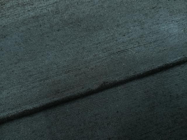 平和屋着物●男性　紬　アンサンブル　色無地　褐返し色　正絹　逸品　AABE1253ph
