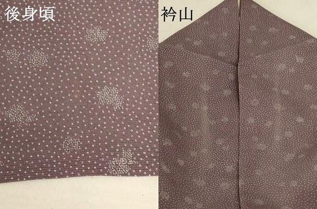 平和屋着物＊夏物 小紋 絽 幾何学文様 正絹 逸品 AABE1282jd