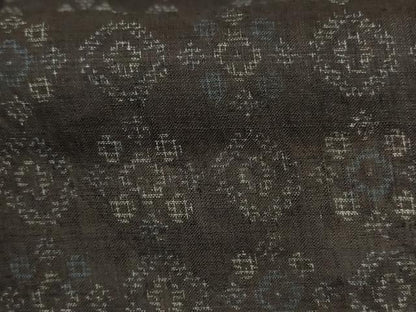 平和屋着物＊夏物　重要無形文化財　本場宮古上布　花菱文　苧麻　逸品　AABE1285jd