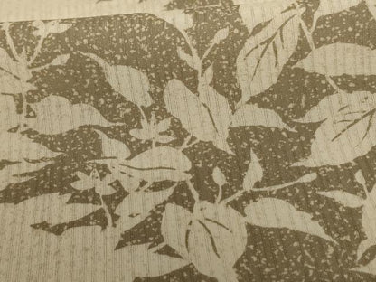 平和屋着物＊夏物 訪問着 白山紬 草花文 証紙付き 仮絵羽 正絹 逸品 未使用 AABE1286jd