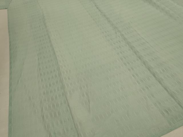 平和屋着物＊夏物 色無地 絽 裏葉柳色 洗える着物 AABE1289jd