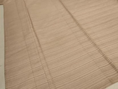 平和屋着物＊夏物 銀座きしや 色無地 絽 白茶色 たとう紙付き 正絹 逸品 AABE1293jd