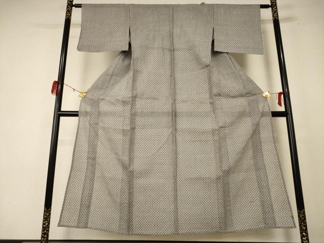 平和屋着物＊夏物 本場小千谷ちぢみ 鹿の子文様 麻 逸品 AABE1300jd