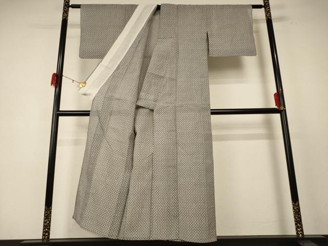 平和屋着物＊夏物 本場小千谷ちぢみ 鹿の子文様 麻 逸品 AABE1300jd