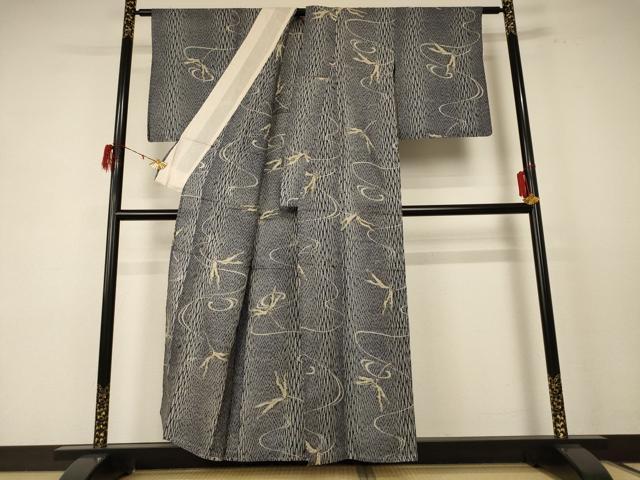 平和屋着物∴夏物 綿紅梅 浴衣 蜻蛉 綿 逸品 AABE1301jd