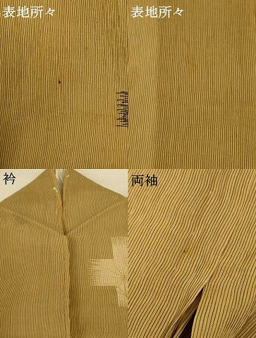 平和屋着物＊夏物 小紋 紗 唐草文 AABE1302jd