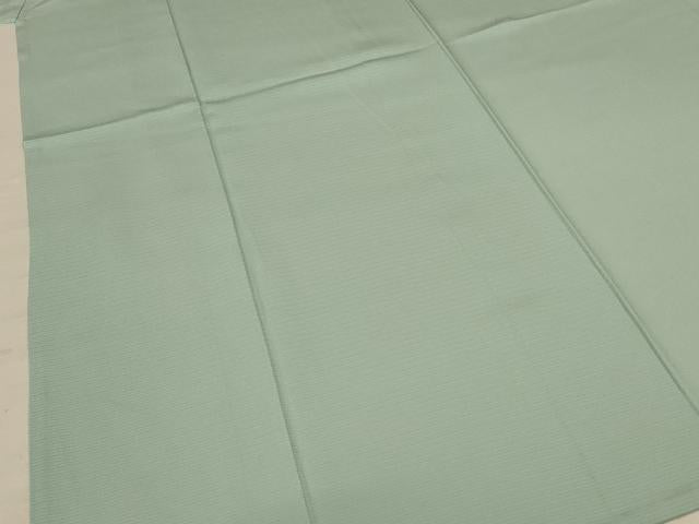 平和屋着物＊夏物 色無地 絽 裏葉柳色 正絹 逸品 AABE1304jd