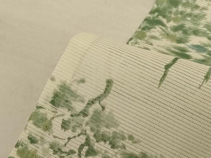 平和屋着物＊夏物 小紋 絽 樹林文 洗える着物 AABE1306jd