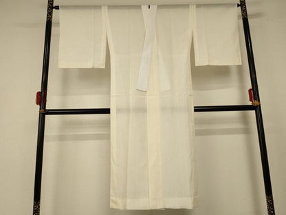 平和屋着物＊夏物 長襦袢 絽 鳥の子色 正絹 逸品 AABE1307jd