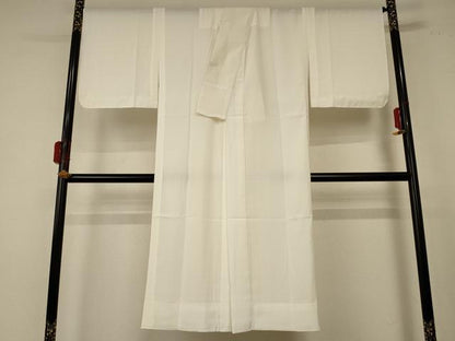 平和屋着物＊夏物 長襦袢 絽 白色 洗える着物 AABE1308jd