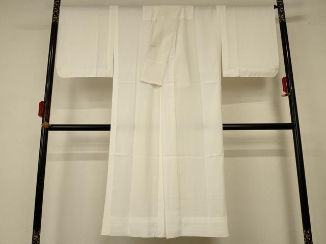 平和屋着物＊夏物 長襦袢 絽 白色 洗える着物 AABE1308jd