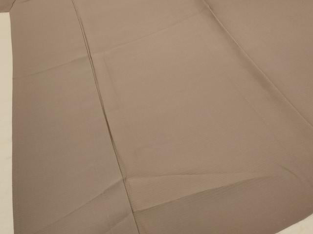 平和屋着物＊夏物 色無地 紗 江戸鼠色 正絹 逸品 AABE1309jd