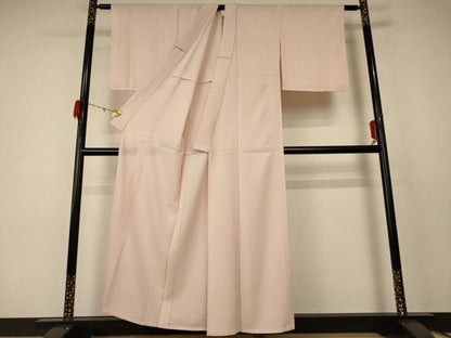平和屋着物＊夏物 色無地 絽 洗柿色 正絹 逸品 AABE1310jd