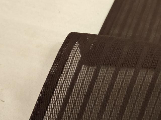 平和屋着物＊夏物　色無地　紗　赤墨色　正絹　逸品　AABE1315jd 平和屋着物＊夏物 色無地 紗 赤墨色 正絹 逸品 AABE1315jd