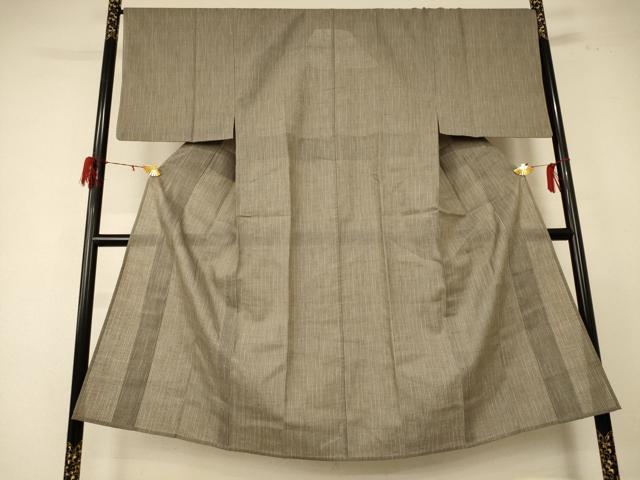 平和屋着物＊夏物 男性 紗紬 縞 正絹 逸品 AABE1316jd