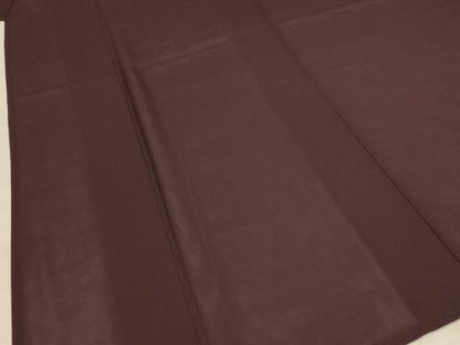 平和屋着物＊夏物 色無地 絽 黒鳶色 正絹 逸品 AABE1320jd