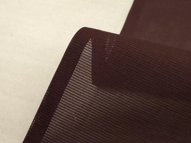 平和屋着物＊夏物 色無地 絽 黒鳶色 正絹 逸品 AABE1320jd
