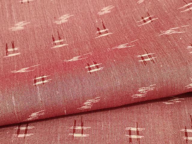 平和屋着物＊夏物 紗紬 絣文 正絹 逸品 AABE1324jd