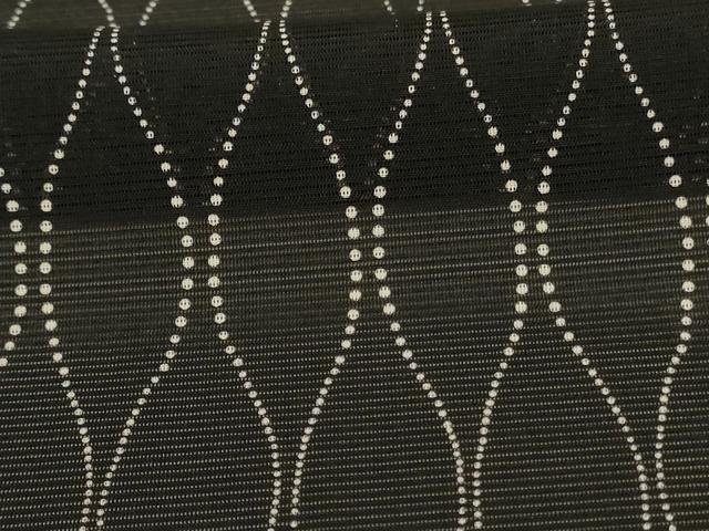 平和屋着物＊夏物 小紋 絽 立涌文 正絹 逸品 AABE1327jd