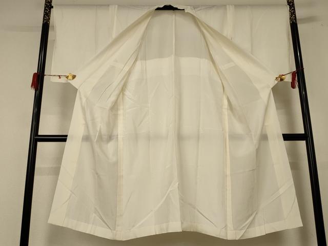 平和屋着物＊夏物 長襦袢 絽 鳥の子色 正絹 逸品 AABE1328jd