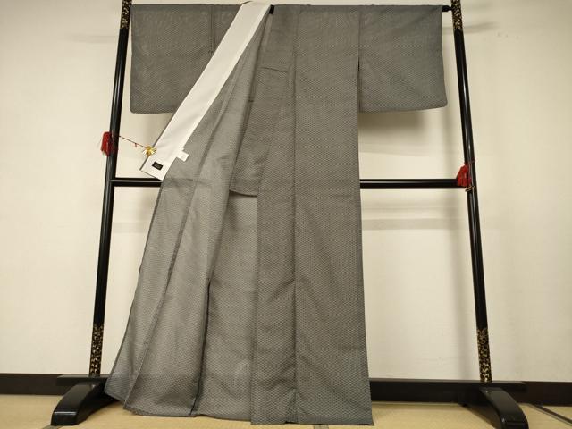 平和屋着物＊夏物　小紋　絽　舞蝶文　洗える着物　AABC3460jd 平和屋着物＊夏物 小紋 絽 舞蝶文 洗える着物 AABC3460jdの通販 by