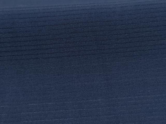 平和屋着物＊夏物 色無地 絽 留紺色 正絹 逸品 AABE1336jd