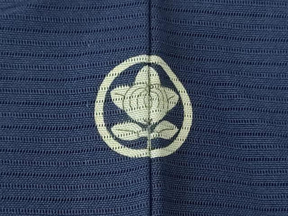 平和屋着物＊夏物 色無地 絽 留紺色 正絹 逸品 AABE1336jd