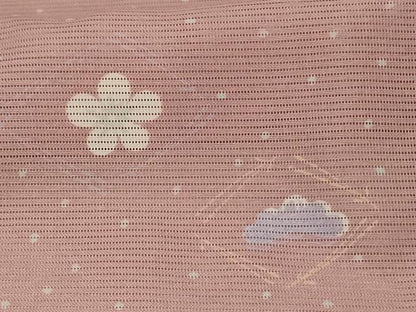 平和屋着物＊夏物 小紋 絽 松竹梅 洗える着物 AABE1349jd