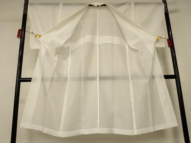 平和屋着物＊夏物 長襦袢 絽 白色 洗える着物 AABE1359jd