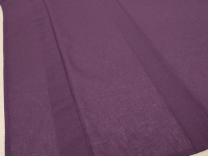 平和屋着物＊夏物 色無地 紗 滅紫色 洗える着物 AABE1369jd