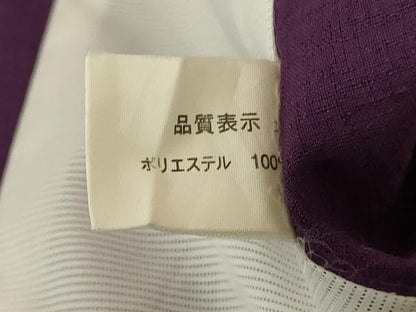 平和屋着物＊夏物 色無地 紗 滅紫色 洗える着物 AABE1369jd