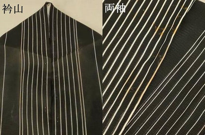 平和屋着物＊夏物 小紋 絽 舞鳥文 洗える着物 AABE1372jd