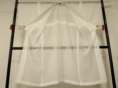 平和屋着物＊夏物 長襦袢 雲取り紋紗 白色 洗える着物 AABE1380jd
