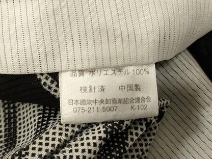 平和屋着物＊夏物 小紋 絽 草葉文 洗える着物 AABE1390jd